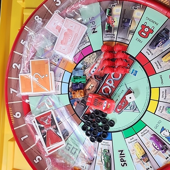 Disney Pixar Cars 2 Monopoly Game - Picture 5 of 6